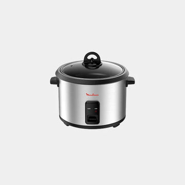Moulinex Rice Cooker 700W , 10 Cups Capacity (1.8L) , Non Stick Removable Bowl ,Glass Lid |MK123D27