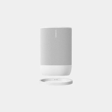 Sonos Move 2 Portable Smart Wireless Speaker | Wi-Fi & Bluetooth Connectivity | 24-Hour Battery Life | Alexa & Sonos Voice Control | Trueplay Auto-Tuning | MOVE2UK1R2 - White