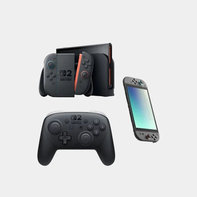 Nintendo Switch 2 Handheld Gaming Console With Nintendo Switch 2 Pro Controller (Black) & Nintendo Switch 2 Screen Protector