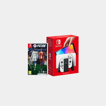 Nintendo Switch Oled Console - white Bundled With EA FC 26