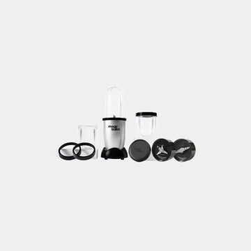 NutriBullet Magic Bullet Smoothie Maker | 355ml Short Cup | 400W Power | 532ml Tall Cup | Stainless-Steel Blades | 9-Piece Set | MB4-1012