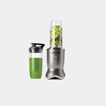 Nutribullet Ultra 1200W High-Speed Blender, Multi-Functional, Quiet Motor, Tritan™ Renew Cups, Rapid Extractor Blades, BPA-Free, Shatter-Resistant, Glow Interface,NBU-500SS