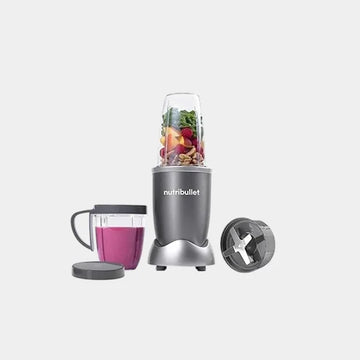 Nutribullet 600 Watts, , Multi-Function High Speed Blender, Mixer System With Nutrient Extractor, Smoothie Maker,5 Piece Set |NBR-0812M - Grey