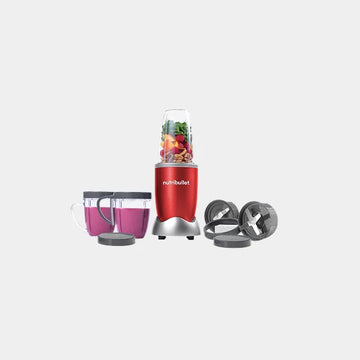 Nutribullet Smoothie Maker 600W ,9 Pcs |NBR-1212R - Red