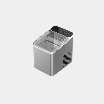 Nutricook Bullet Ice Maker – Fast Ice Production| Compact Countertop Design| Easy One-Touch Operation for Home Use - Stainless Steel | NC-ICY510S
