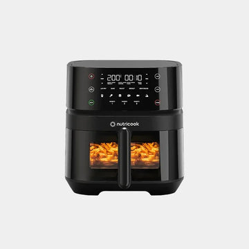 Nutricook Rapid Air Fryer 3 | 5.7L Capacity | 1700W Power | Toxin-Free Ceramic Coating | ProCyclone Technology | Clear Viewing Window | NC-AF357V - Black