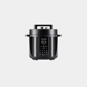 Nutricook Smart Pot 2, 9 in 1 Electric Pressure Cooker, 6 L, 1000 W, 12 Smart Programs with Smart Lid | NC-SP204K - Black