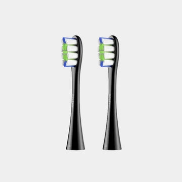 Oclean Professional Clean Brush Head | Delicate Tongue Cleaner | Diamond-Ground Bristle | 2-Pack | C04000270 - Black