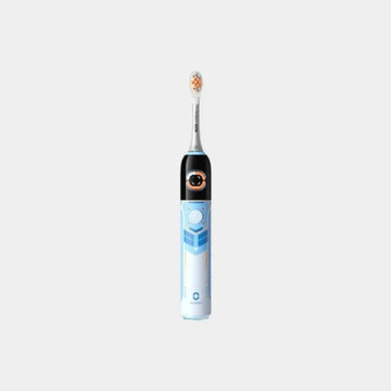 Oclean X Kid Pro Electric Smart Toothbrush for Kids | Sonic Vibration | Gentle Cleaning | Timer & Fun Interactive Display | C01000822 - Blue