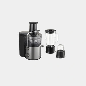 Panasonic 1000W| 3 in 1 Juicer Blender with Full Metal Spinner for healthy living| 2.0L Large capacity| Glass Blender and Mill - |MJ-CB800STZ|