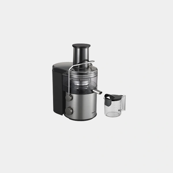 Panasonic 1000W Juicer with Full Metal spinner for Maximum Juice extraction, 2.0L Large capacity - |MJ-CB600STZ|