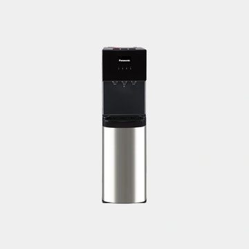Panasonic Bottom Loading Water Dispenser, Anti Finger Print, Over Heat Protection, Child Lock Saftey, Dispensing Light - silver n black |SDM-WD3438BG|
