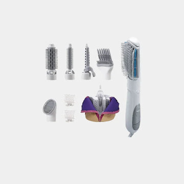 Panasonic Hair Styler  8 Attachments|Blow brush for straight style,Silent 59 dB at Dry mode | EH-KA81-W685 |