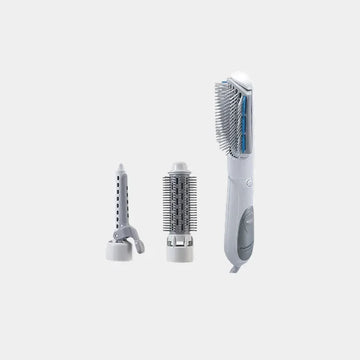 Panasonic Hair Styler Blow brush for straight style, Silent 59db, 3 Attachments, Air Iron, Roller Brush | EH-KA31-W685 |