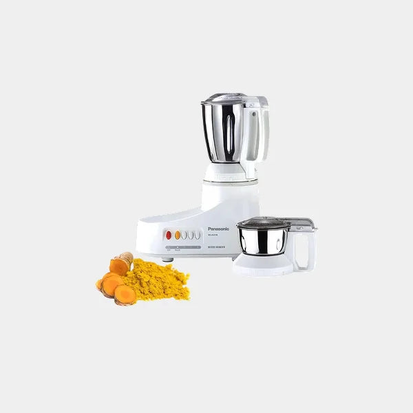 Panasonic Mixer Grinder Stainless Steel Blender Jar ,1000W, 2 Jar - MX-AC210SWTZ