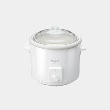 Panasonic Slow Cooker| Braise| Stew & Soup 3 setting, Ceramic Pot and Glass Lid |NF-N51AWTZ|