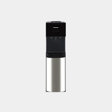 Panasonic Top Loading Water Dispenser, Hot, Cold & Normal Water, 20L, Child Safety lock, Over Heat Protetion, Stainless steel for hot tank | SDM-WD3238TG |- Silver and Black