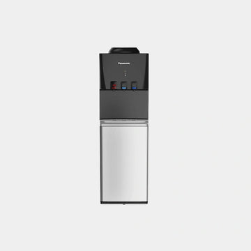 Panasonic Top Loading Water Dispenser, Hot, Cold & Normal Water, Child Safety lock, Over Heat Protetion, Stainless steel for hot tank - silver and black |SDM-WD3128TG|