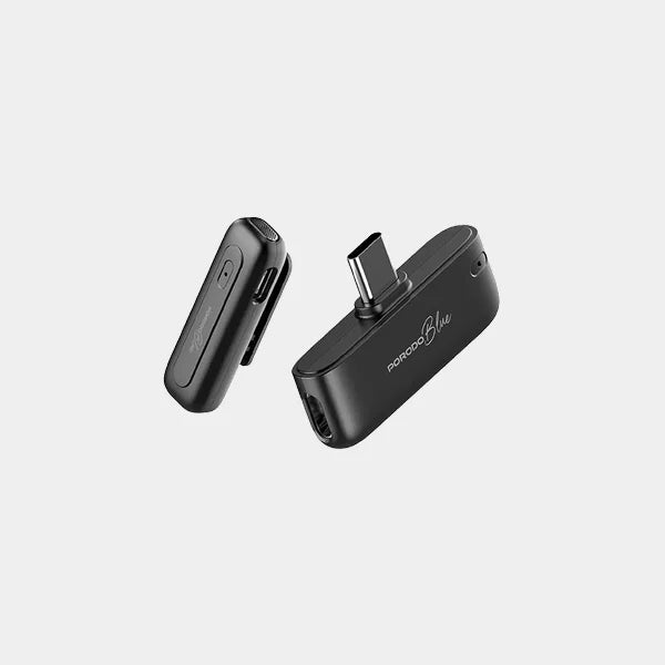 
Porodo Blue Wireless Microphone - Black
