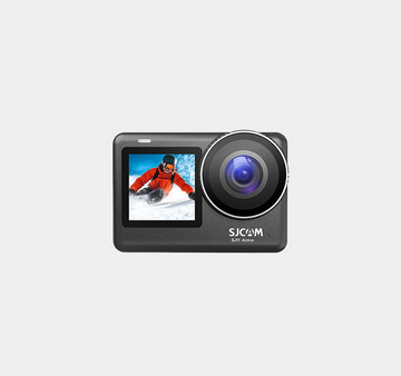SJCAM SJ11 Active Dual-Screen 4K Action Camera | 20MP Photos | 2.33″ Rear Touch + 1.3″ Front Screen | Dual-Band Wi-Fi | 6-Axis Gyro Stabilization | Live Streaming - Black