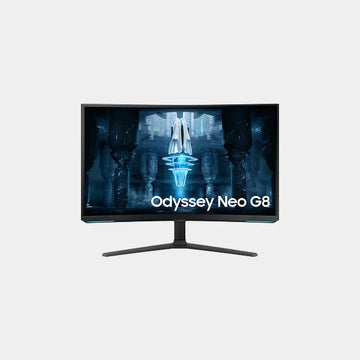 Samsung Odyssey Neo G8, 32 Inch 240Hz Refresh Rate LED Curved Display, Eye Saver Mode, Flicker Free, HDR10 Plus, Monitor With FreeSync Premium Pro, LS32BG850NMXUE