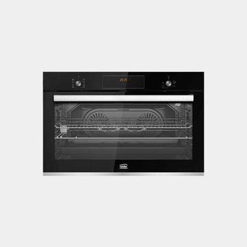 Simfer Built-In Electric Oven | 90cm | 105L | Tempered Black Glass | Cooling Fan | Thermostatic Control | SMFELC90D
