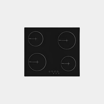 Simfer Built-in Ceramic hob, 4 ceramic zone, 60 cm Touch control with Black Ceran Glass, 140mm / 1200W Single Circut Cook with Shrink Packing,Dimensions: W60 x D50 x H4 cm| H 6040 DEBB-SMF01