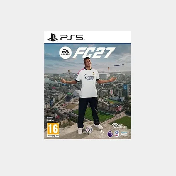 Sony Playstation PS5 Slim Console Digital 1TB With Sony ps5 Dualsense Wireless Controller white | CD- EA Sports FC 27 PS5