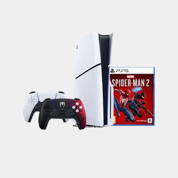 Sony Ps5 Console Slim Disc Version 1TB Sony Dualsense Wireless Controller Marvel's Spider Man 2 Limited Edition CD-Marvels Spider Man 2 PSS