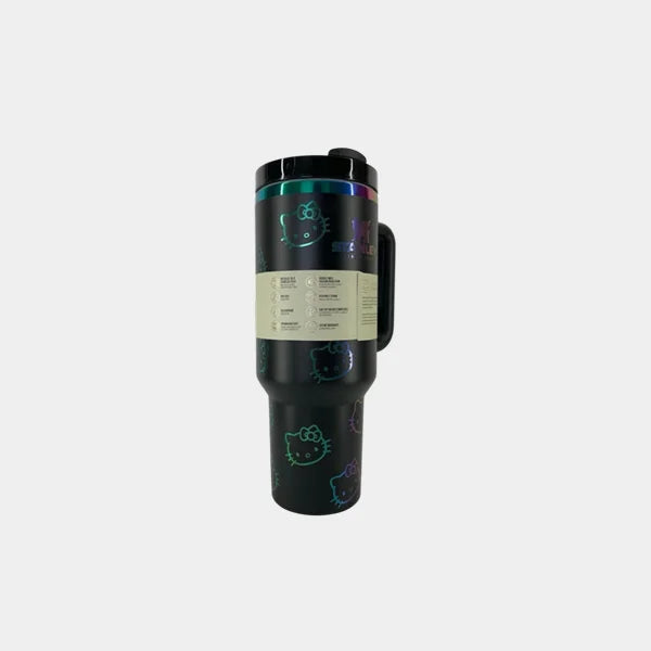Stanley  Quencher  H2.0 Flowstate Tumbler Kitty  1.18L - Black