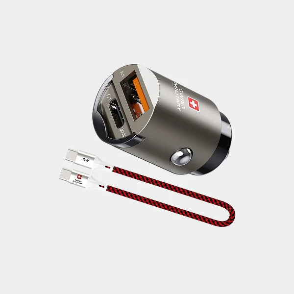 Swiss Military 30W Car Charger in Qatar