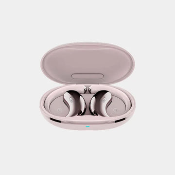 Swiss Military Delta 7 Open Ear Wireless Earbuds | 6 Hours Playback | Instant Pairing | Splash and Dust Resistant | SM-TWS-DELTA7-PNK- Pink