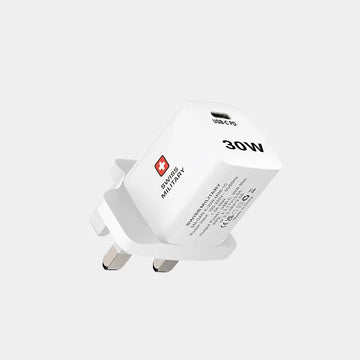 Swiss Military GaN II 30W Super Mini Wall Charger - White