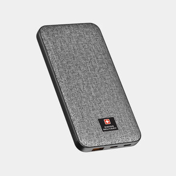 Swiss Military Power Bank 10000mAh 2C1A With Pd Fast Charge - Grey