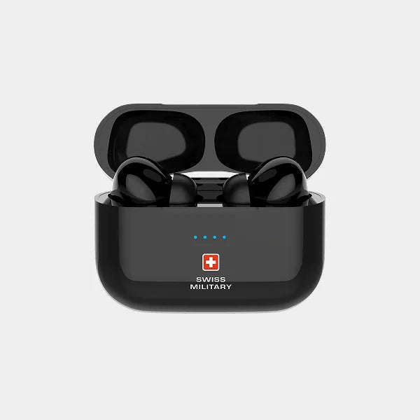 Swiss Military Victor 8 Wireless Earbuds Black