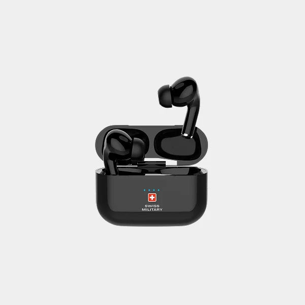 Swiss Military Victor 8 Wireless Earbuds Black in qatar