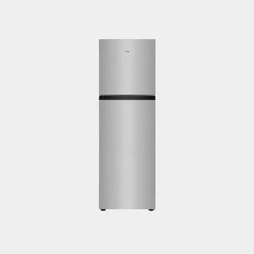 TCL P324TMN Top Mount 324L Double Door Refrigerator Power Cool & Power Freeze - Inox Finish
