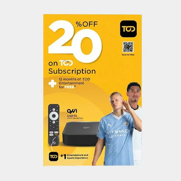 TOD-QWI Leap S3 4K UHD Streaming TV box in qatar
