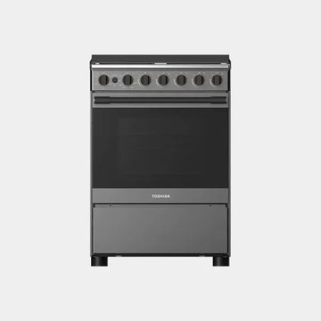Toshiba 60X60 Gas Cooking Range 4 GAS  WITH FFD 220-240V | 50HZ-60HZ |Charcoal Grey  - TBA-24BMG4G089KS