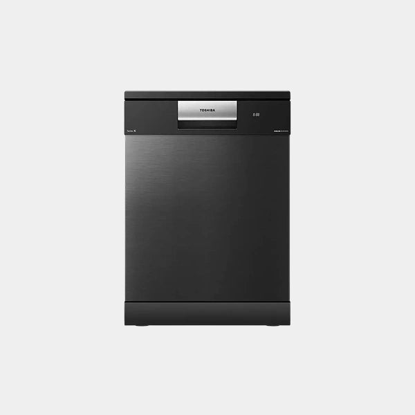 Toshiba Dishwasher 16 Place Settings | 10 Programs | 8 Functions | Noise Level 42dba | Energy Efficiency B class | 220-240v -50hz | DW-16F1ME(G)-G - Grey