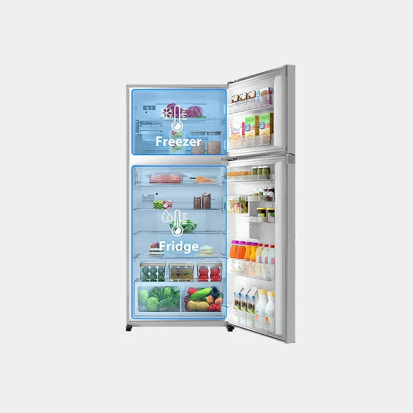 Toshiba Double Door Refrigerator Gross 835 Ltr,Net 611  Ltr |GR-RT835WE-PMF(04)| - Stainless Steel