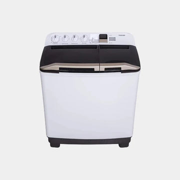 Toshiba Twin Tub Top Load Washing Machine 12Kg , Double Water Inlets |VH-H130WB