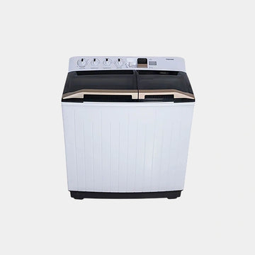 Toshiba Twin Tub Washing Machine 16kg | Double Water Inlets | 50HZ | VH-J170W - White