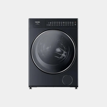 Toshiba Washer |Dryer 15/9 KG WIFI RPM:1200. Ultra Fine Bubble | Add Garment | Sense Dose , sense slide| LED  Drum light /GREAT WAVES 2.0| Origin Inverter|  Morandi Grey|TWD-T35BP160MWB(MG)