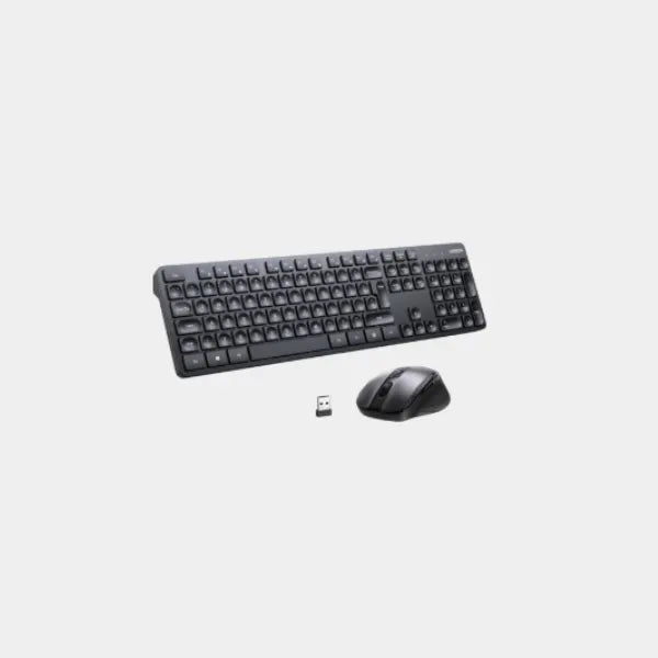 UGreen 2.4 GHz Wireless Membrane keyboard & Ergonomic Mouse Combo