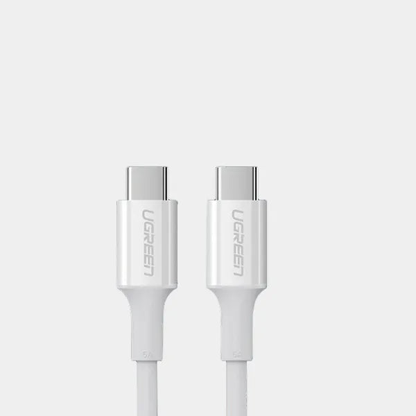 UGreen USB-C 2.0  To USB-C 2.0 Cable 1 Meter (White) 100 Wat