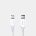 UGreen USB-C to Lightning M/M Cable Rubber Shell 1m (White)