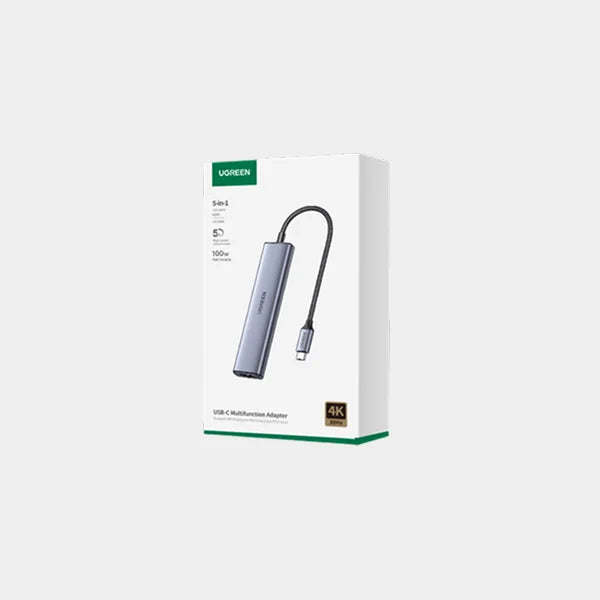 Ugreen  CM478 USB-C to HDMI HUB Adapter, USB-A 3.0, 2x USB-A 2.0, PD