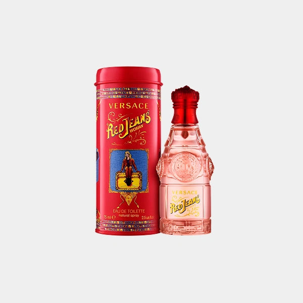 Versace Red Jeans Eau De Toilette For Women 75ml