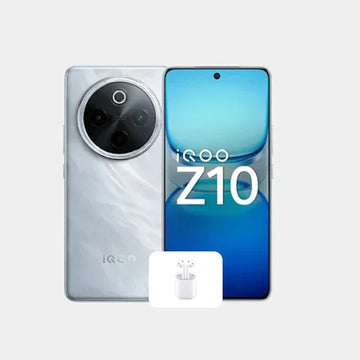 Vivo IQOO z10 5G 12GB 256GB( Earbuds )- Silver